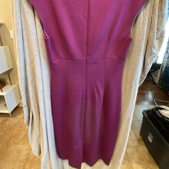 Trina Turk Women Floral Midi Dress Size 4 V Neck Shift Office - Picture 10 of 10